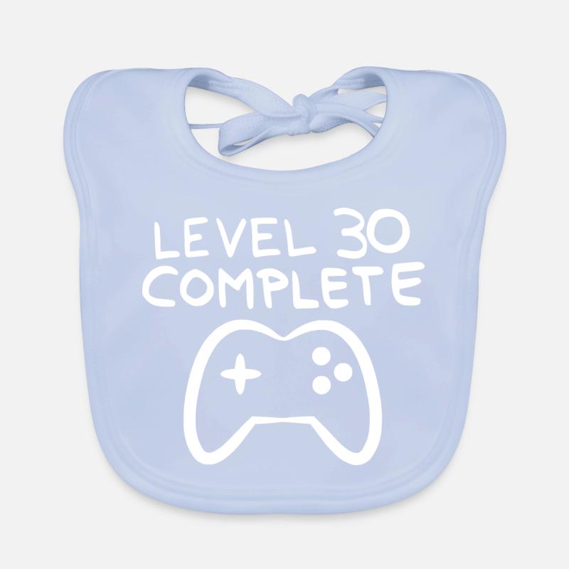 level 30 complete 2 Geburtstag Baby Bio-Lätzchen