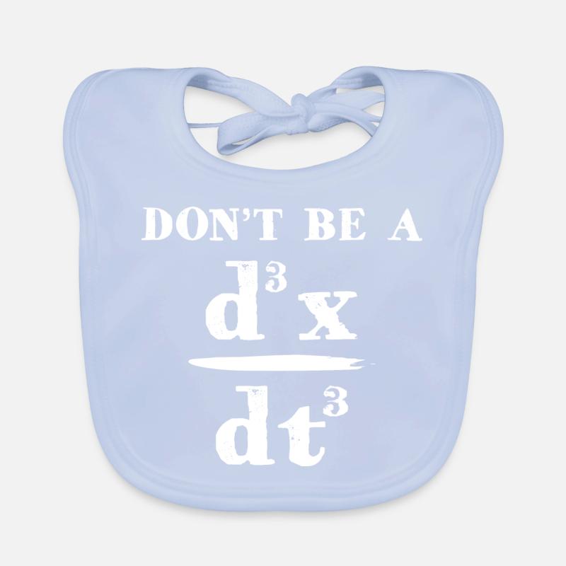 Funny Don't Be A Math Lover Organic Baby Bibs