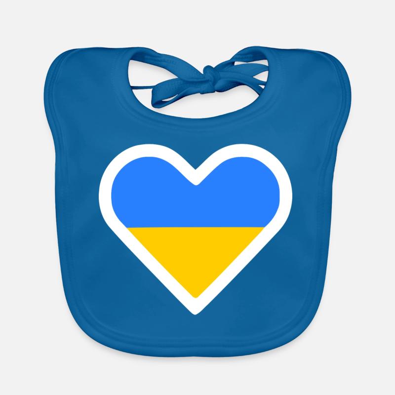 Ukraine Bavoir bio Bébé