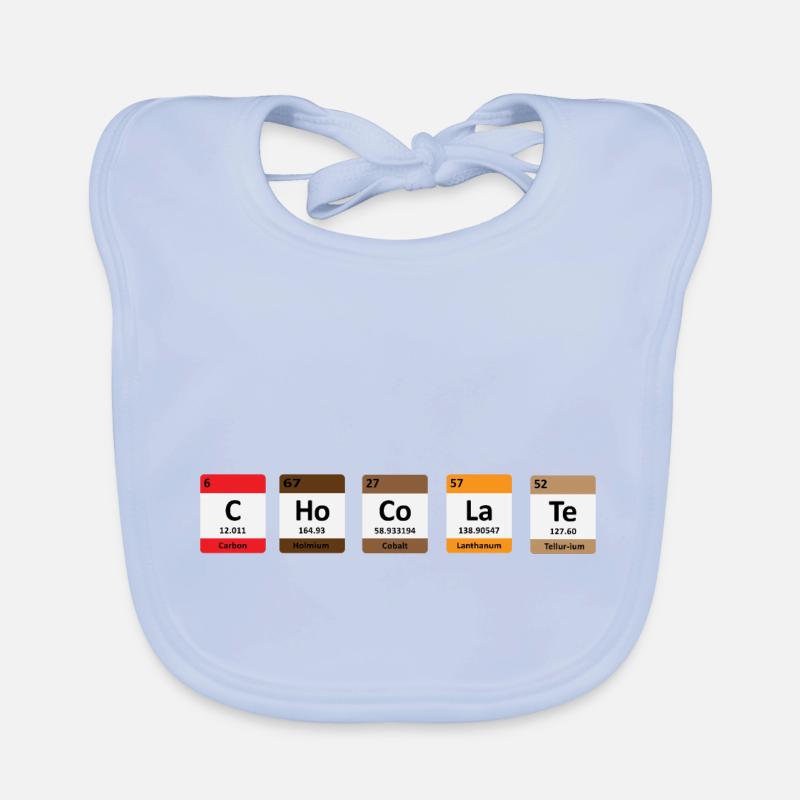 Chocolate Organic Baby Bibs