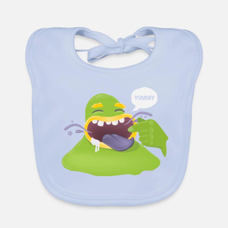 monstre manger Bavoir bio Bébé