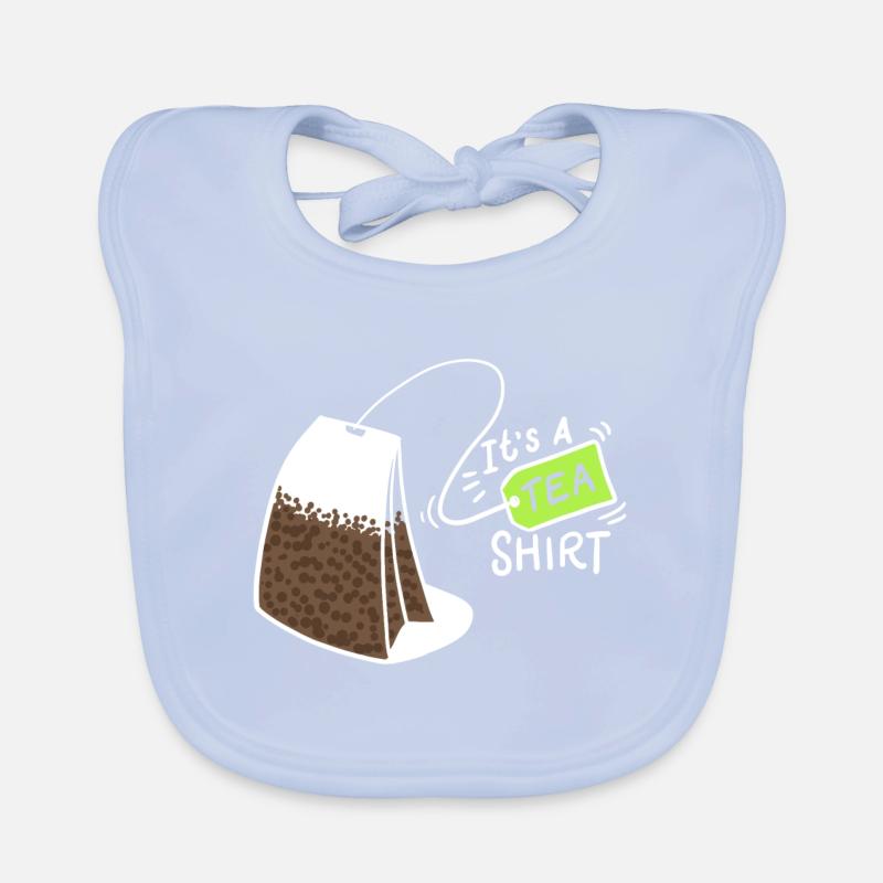 Es ist ein Tee-Shirt - Geschenk Baby Bio-Lätzchen