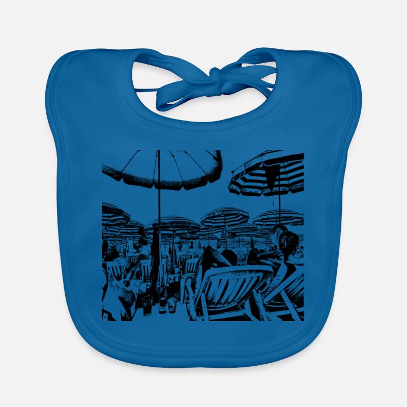 Private beach Nice Organic Baby Bibs