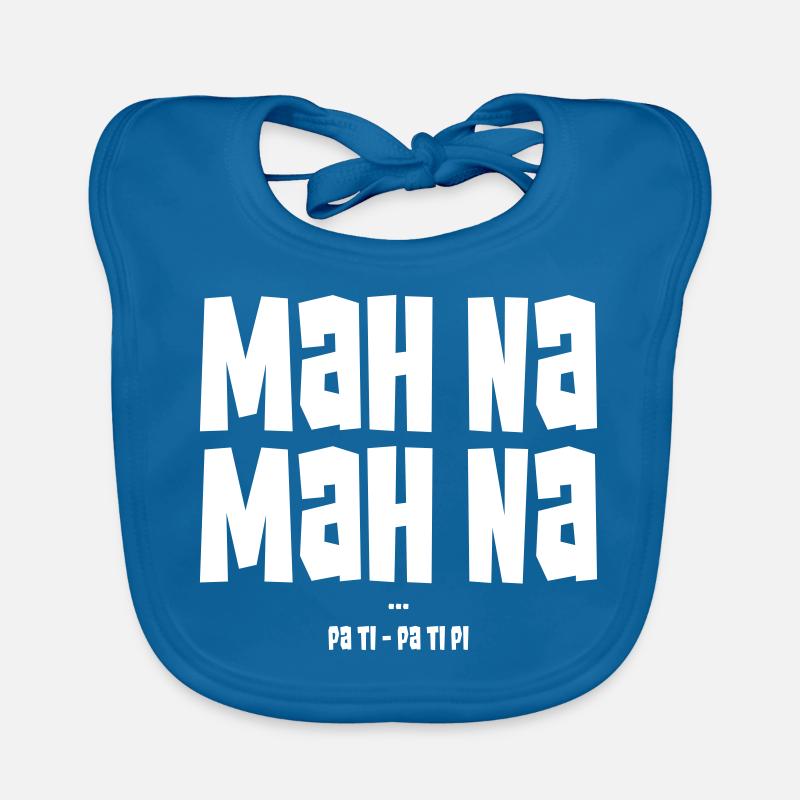 SINGING mana mana pop song text gift Organic Baby Bibs