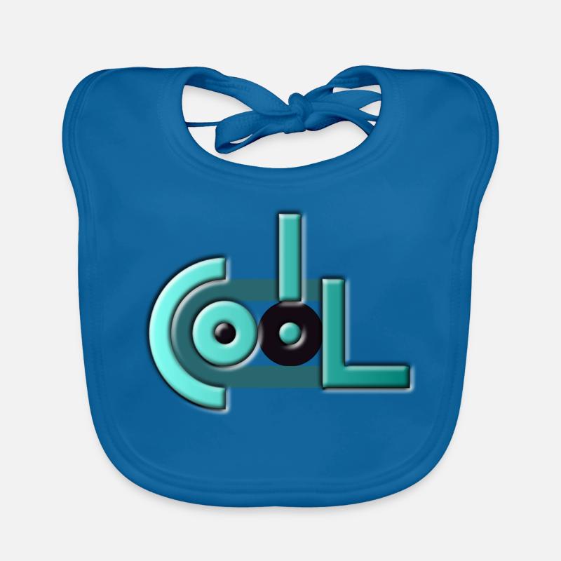 Cool 3D Logo Exclamation Mark Typo Organic Baby Bibs