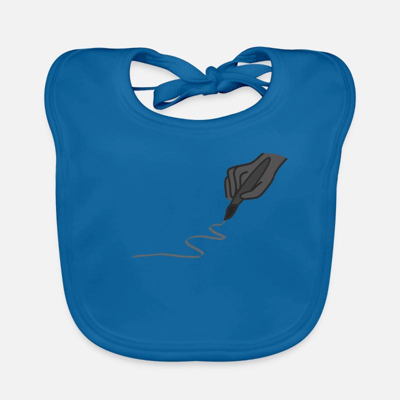 Drawing Brushes Organic Baby Bibs