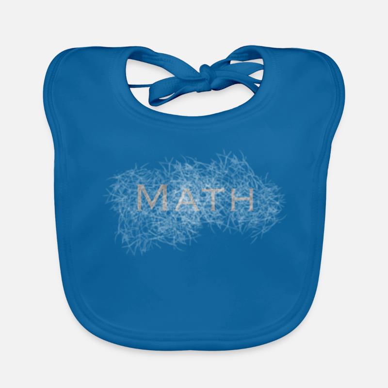 Math Pattern Organic Baby Bibs
