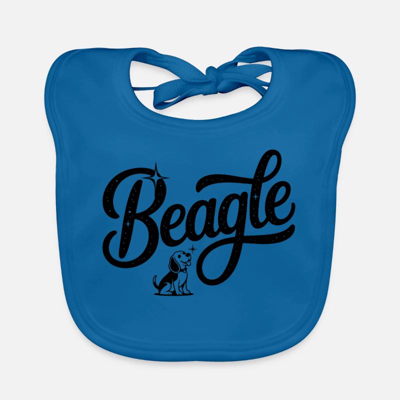 Beagle - Logo d’animal de compagnie cool Bavoir bio Bébé