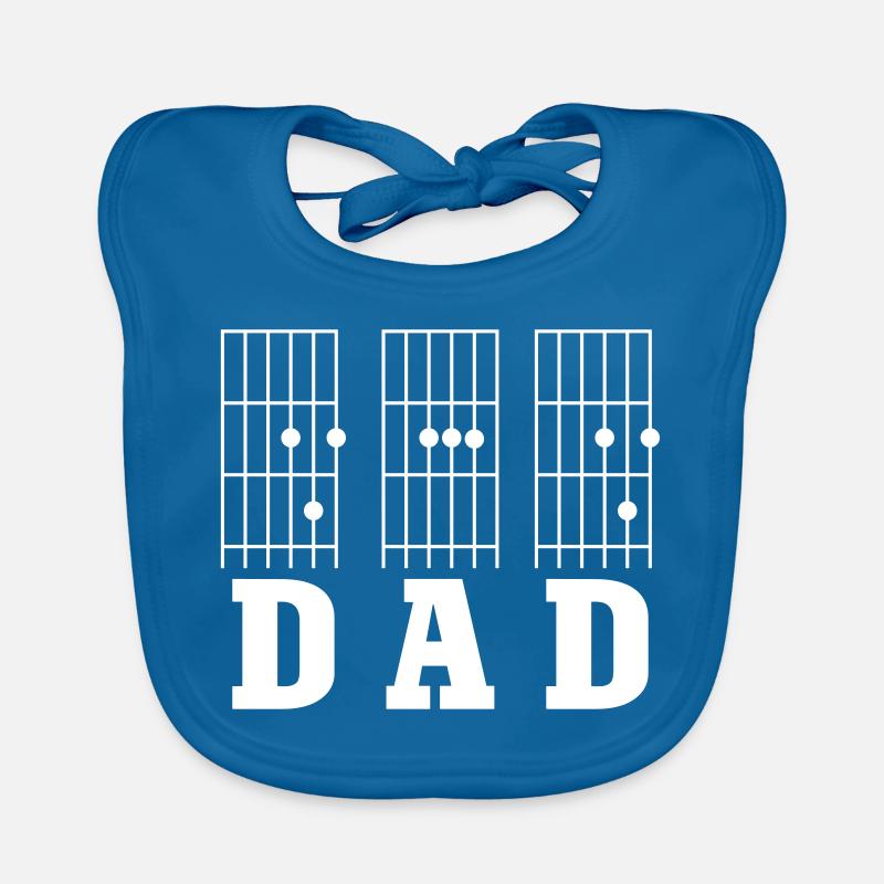 Guitar Dad Bavoir bio Bébé