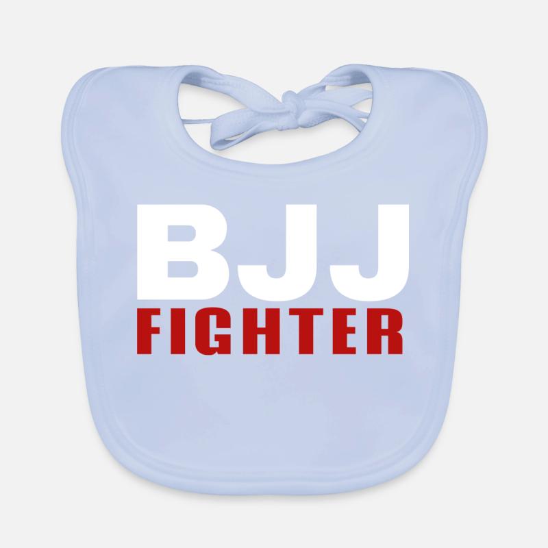 Combattant brésilien de BJJ de Jiu-Jitsu Bavoir bio Bébé