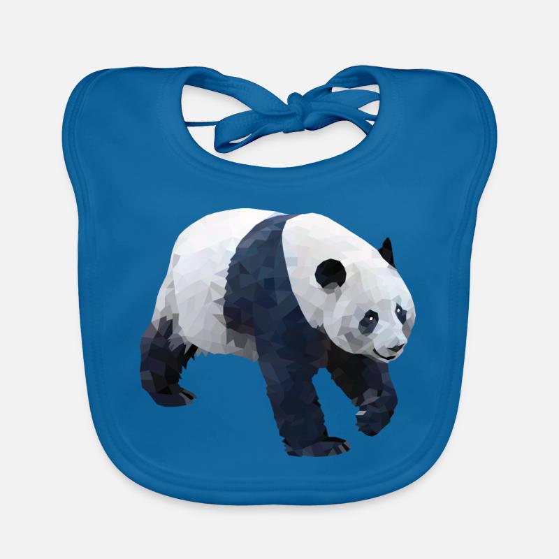 Ours panda géant Bavoir bio Bébé