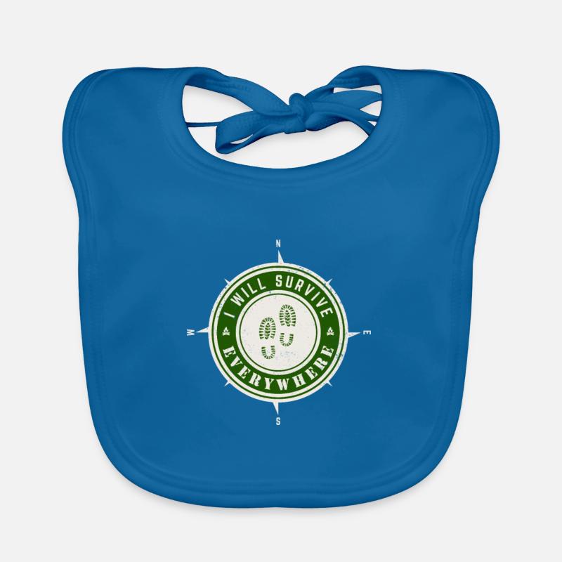 I will survive everywhere Organic Baby Bibs