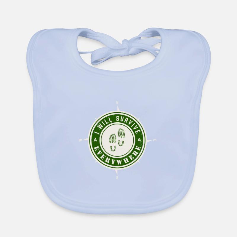 I will survive everywhere Baby Bio-Lätzchen