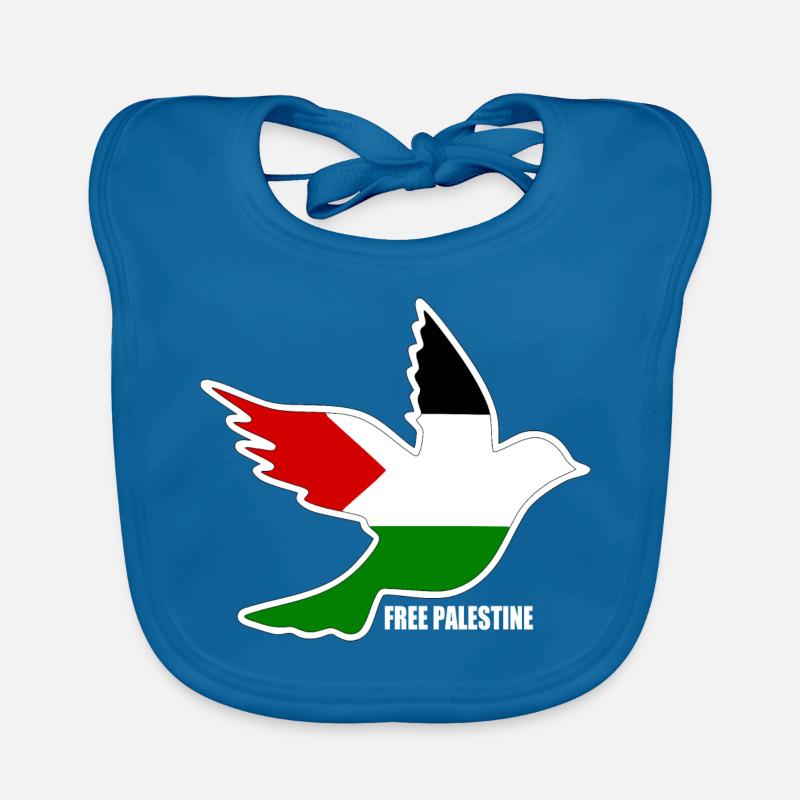 Free palestine Baby Bio-Lätzchen