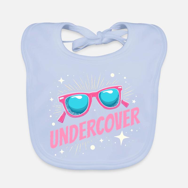 Déguisement Undercover - Sunglasses Fun Bavoir bio Bébé