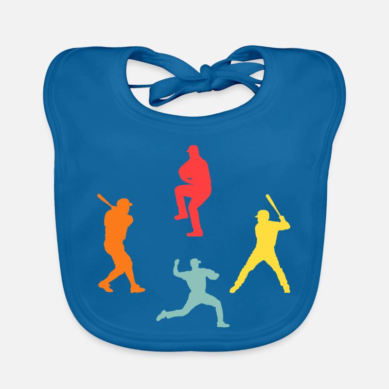 Baseballspieler Evolution Baseball Baby Bio-Lätzchen