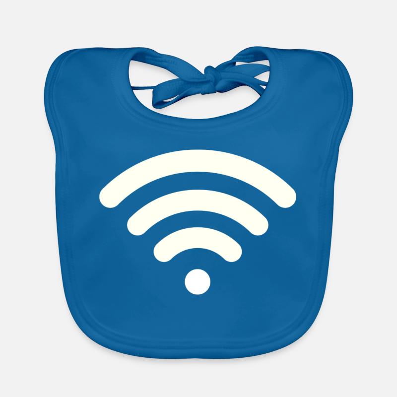 Wifi blanc Bavoir bio Bébé
