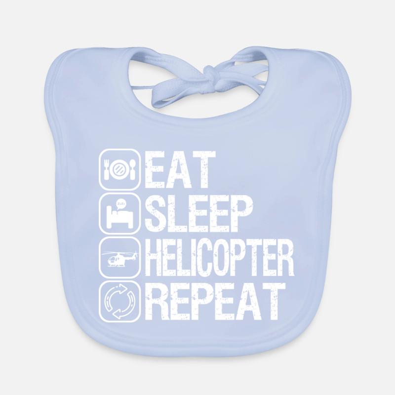helicopter Organic Baby Bibs