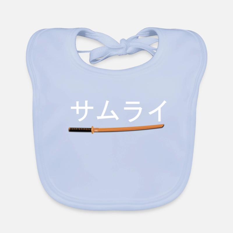 Samurai (Jap) Bavoir bio Bébé