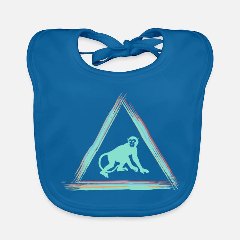 singe Bavoir bio Bébé