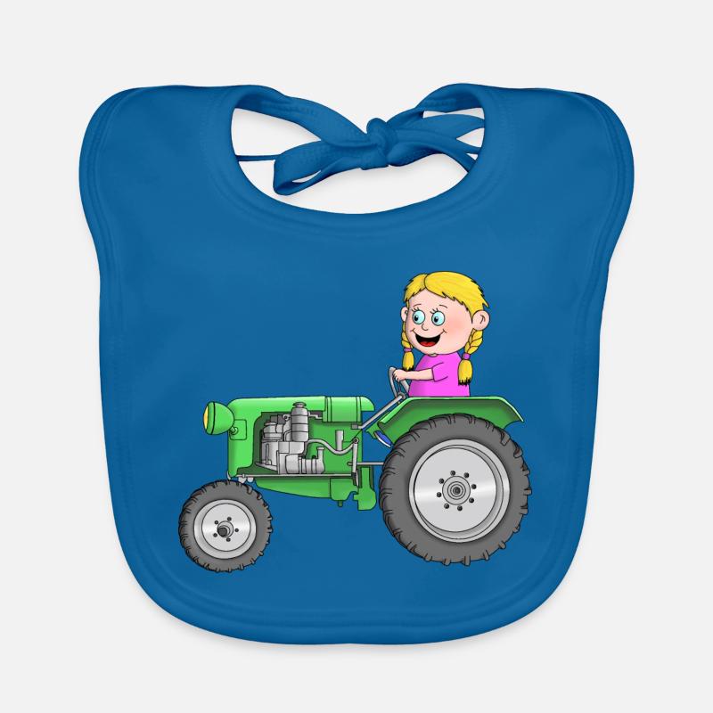 Traktor Kinder Baby Bio-Lätzchen