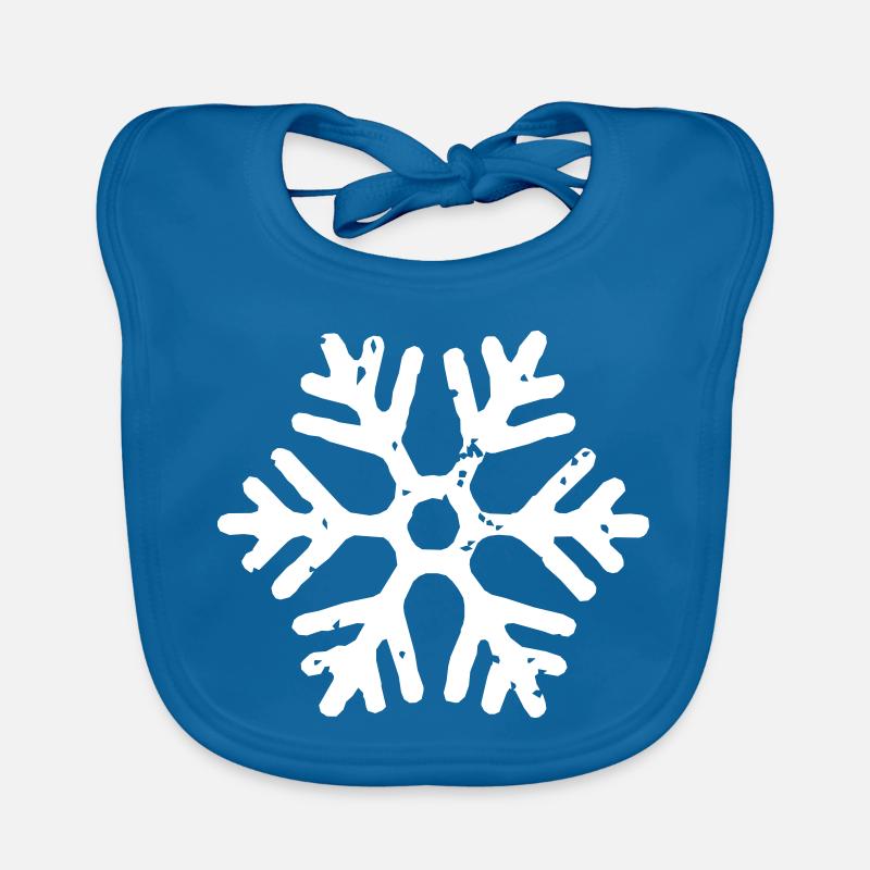 flocon de neige Bavoir bio Bébé