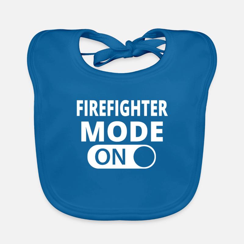MODE ON FIREFIGHTER Baby Bio-Lätzchen