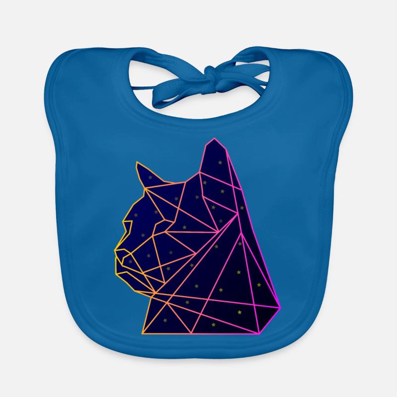Space Cat Bavoir bio Bébé