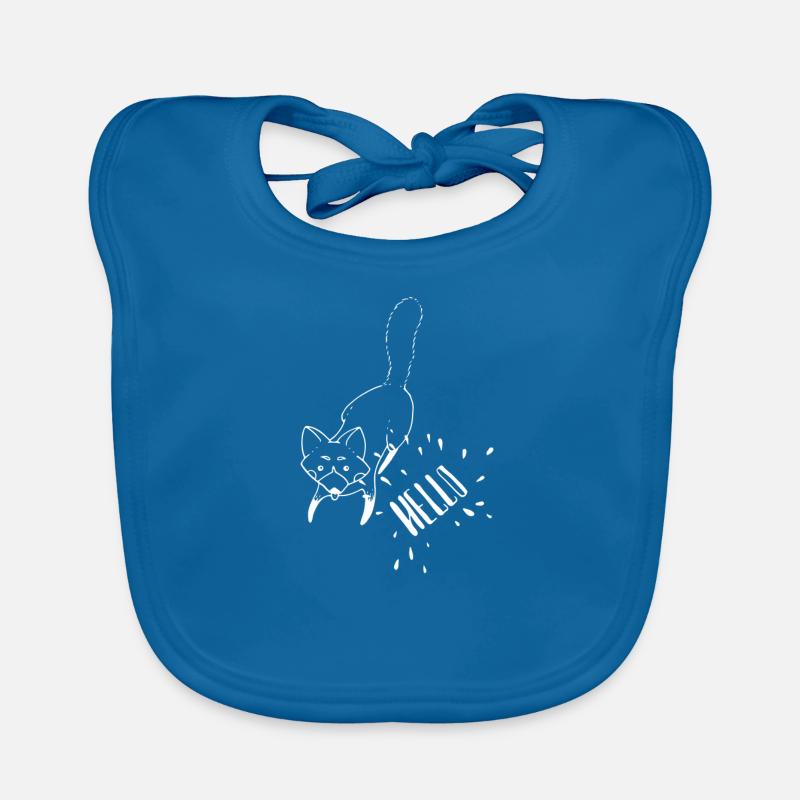 Fuchs, Simple Design for Kids Baby Bio-Lätzchen
