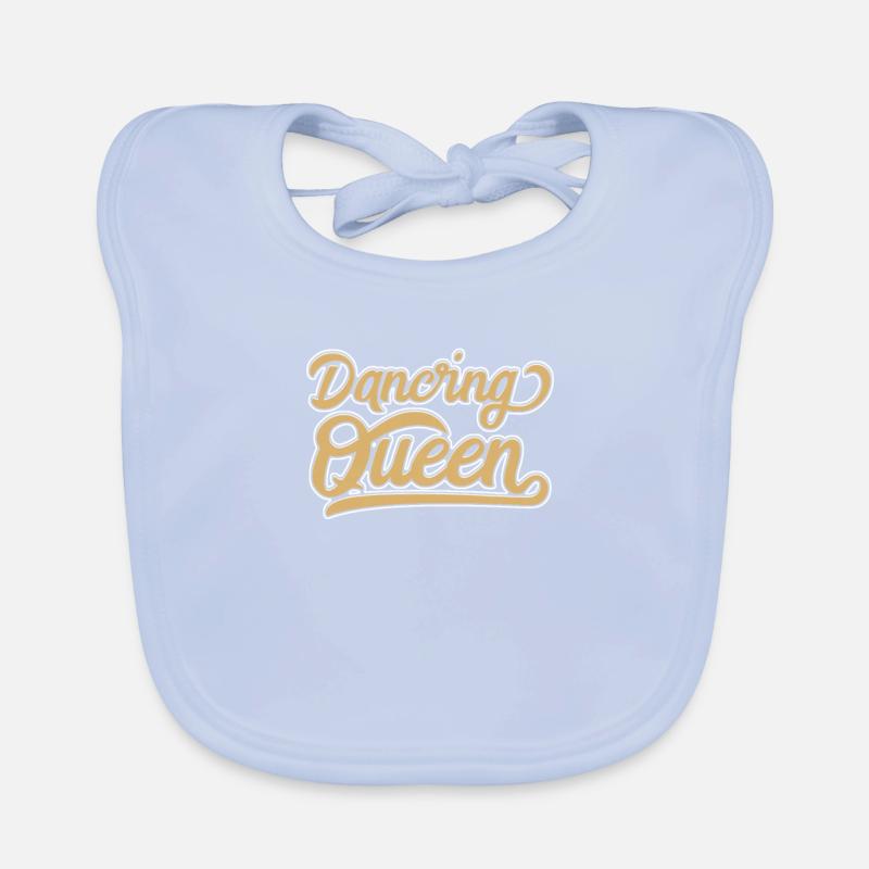 Dancing Queen Dancing Ballet Retro Disco Gift Organic Baby Bibs