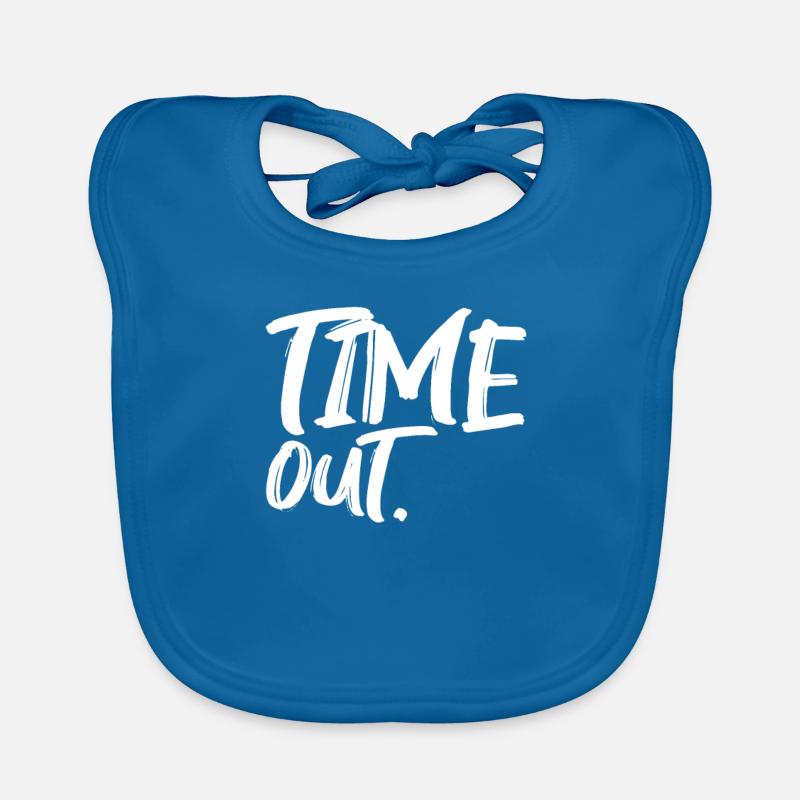 Drôle de déclaration t-shirt pause Bavoir bio Bébé