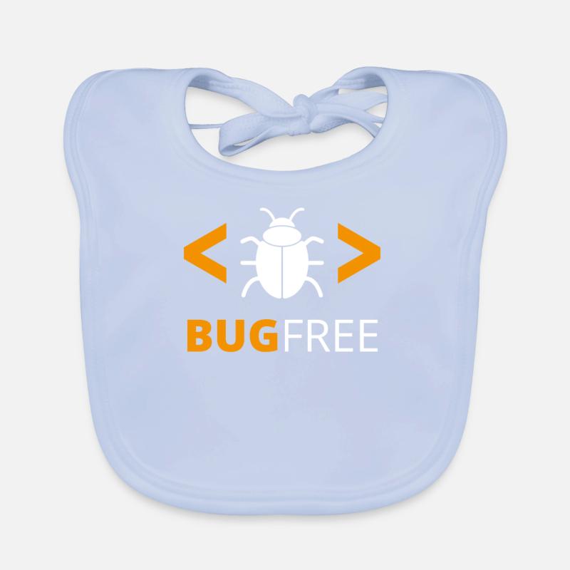 Bugfree Fehlerfrei Programmierer Code Geek Baby Bio-Lätzchen