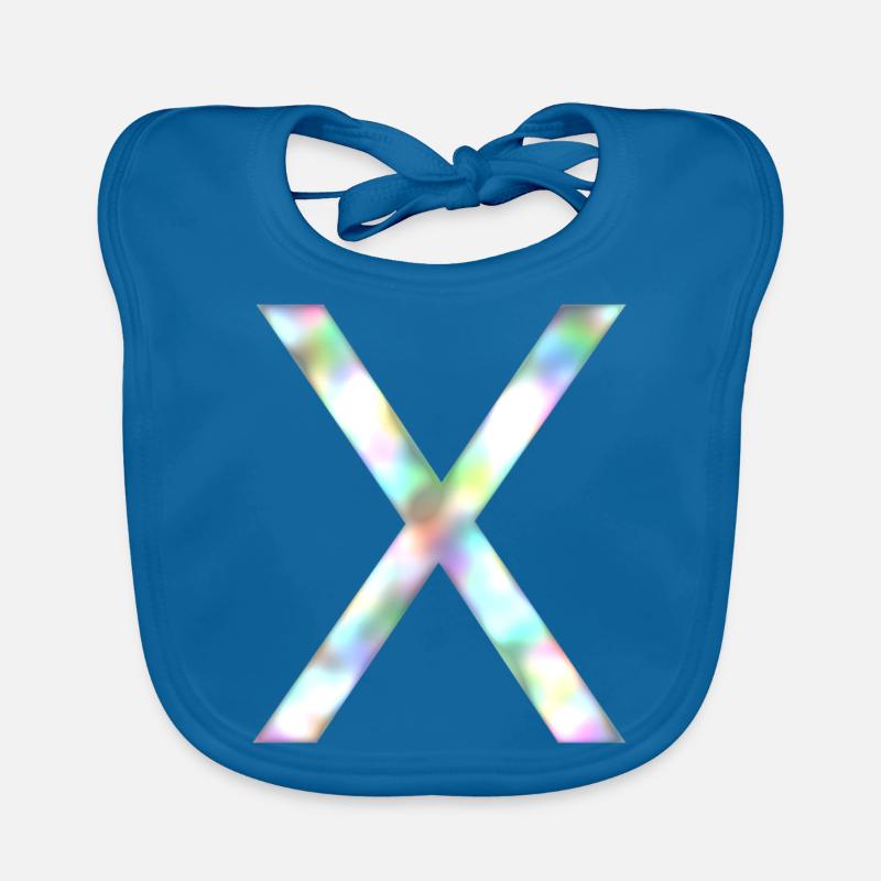 X - Regenbogen Baby Bio-Lätzchen