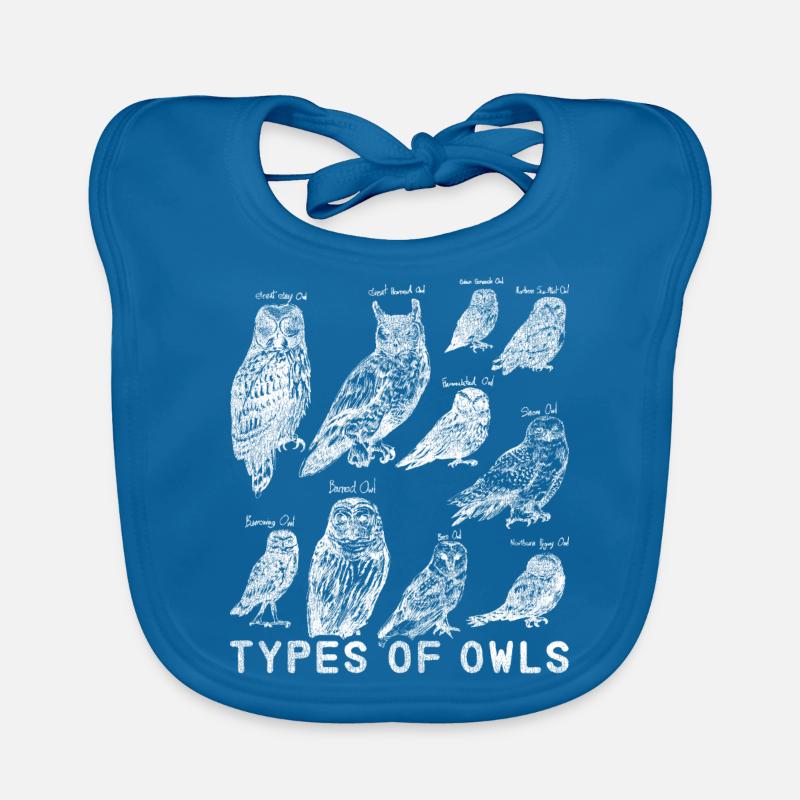 Eule Raubvogel Baby Bio-Lätzchen