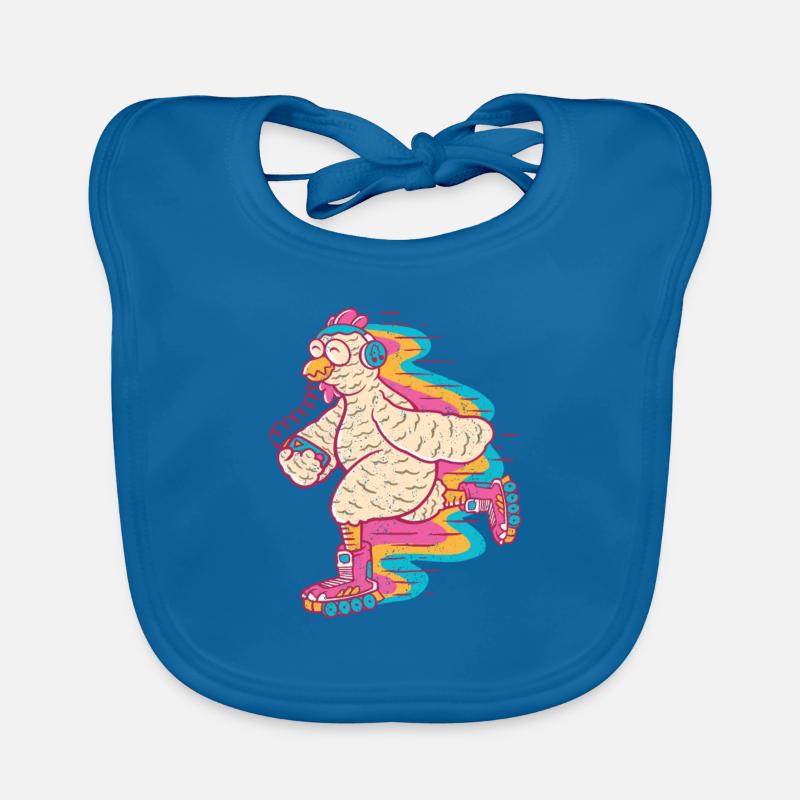 Inline skates inline skating roller skating Organic Baby Bibs