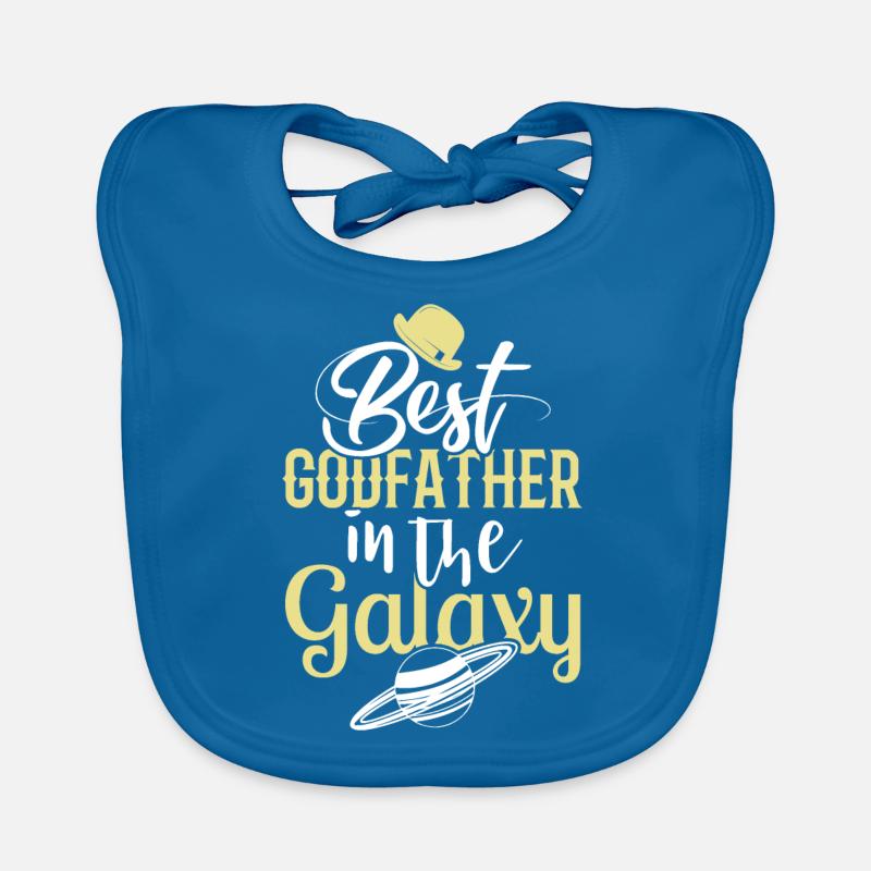 Bester Patenonkel in der Galaxie bester Taufpate Baby Bio-Lätzchen