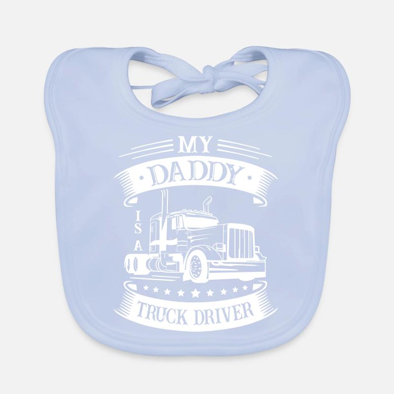 Mon père est chauffeur de camion Bavoir bio Bébé