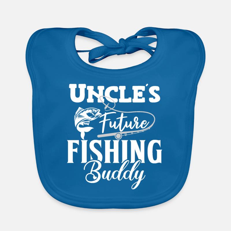 Le petit compagnon de pêche de l’oncle pêcher bébé pêcheur Bavoir bio Bébé