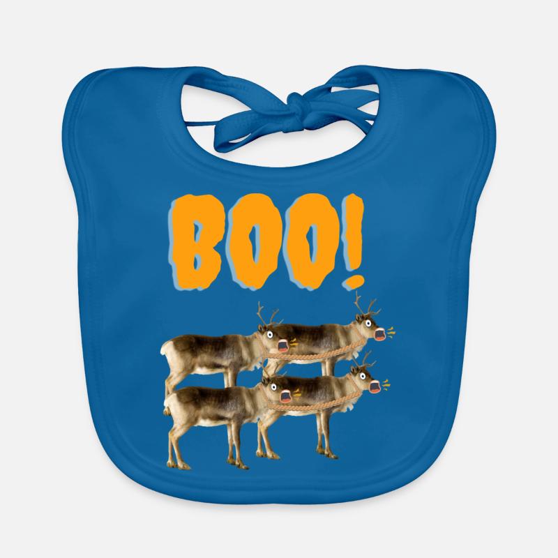 BOO! - Baby Bio-Lätzchen - Pfauenblau