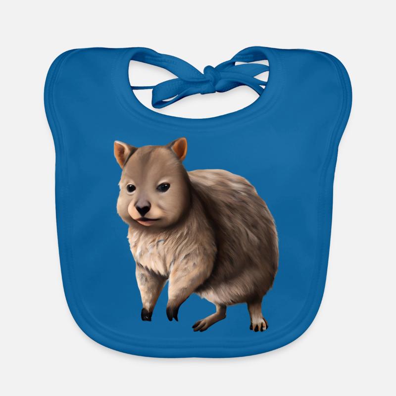 Quokka - das niedliche Beuteltier Baby Bio-Lätzchen