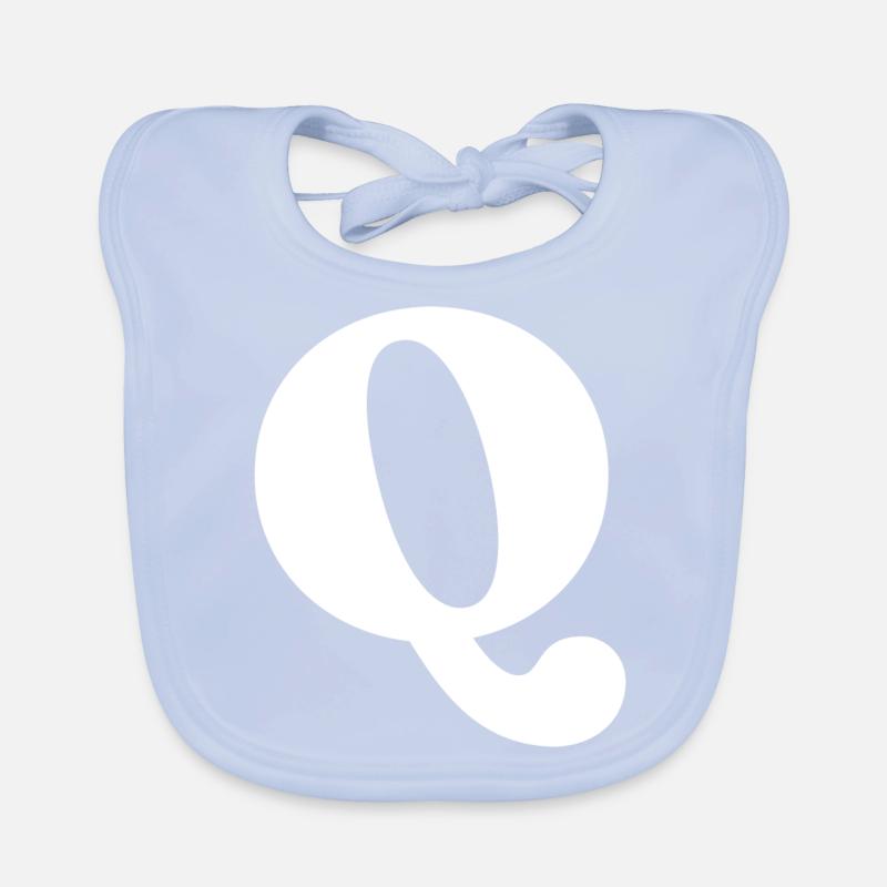 Buchstabe q Baby Bio-Lätzchen