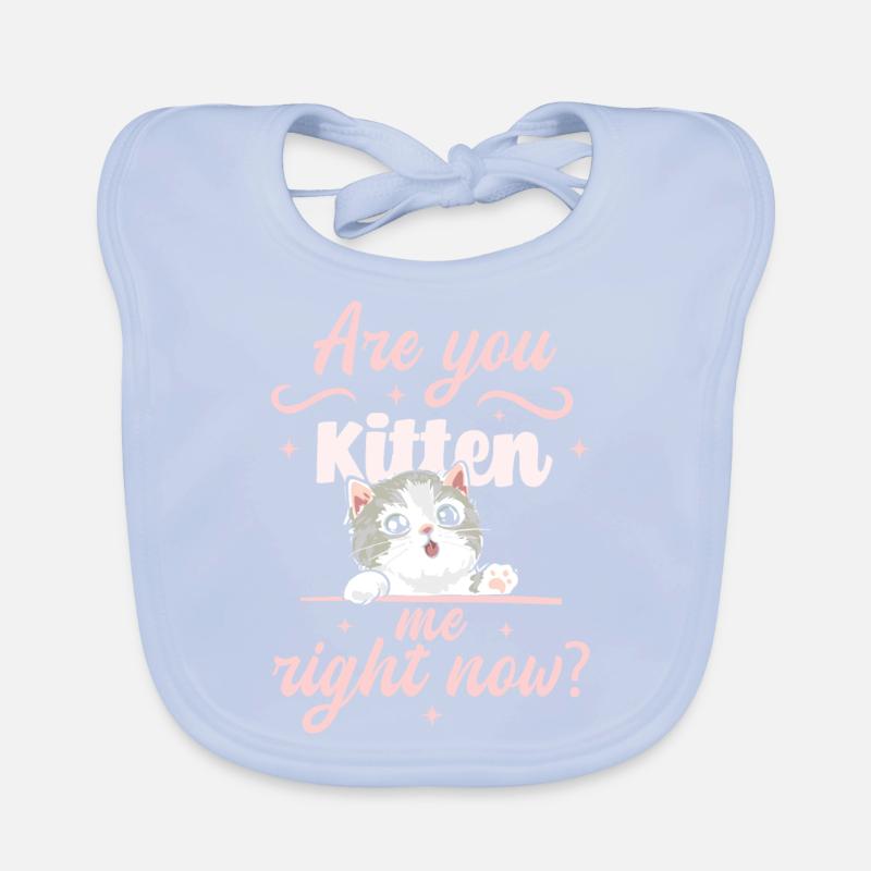 Êtes-vous un chaton maintenant ? Bavoir bio Bébé