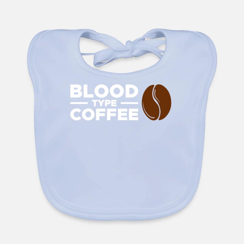 Blood type coffee Organic Baby Bibs