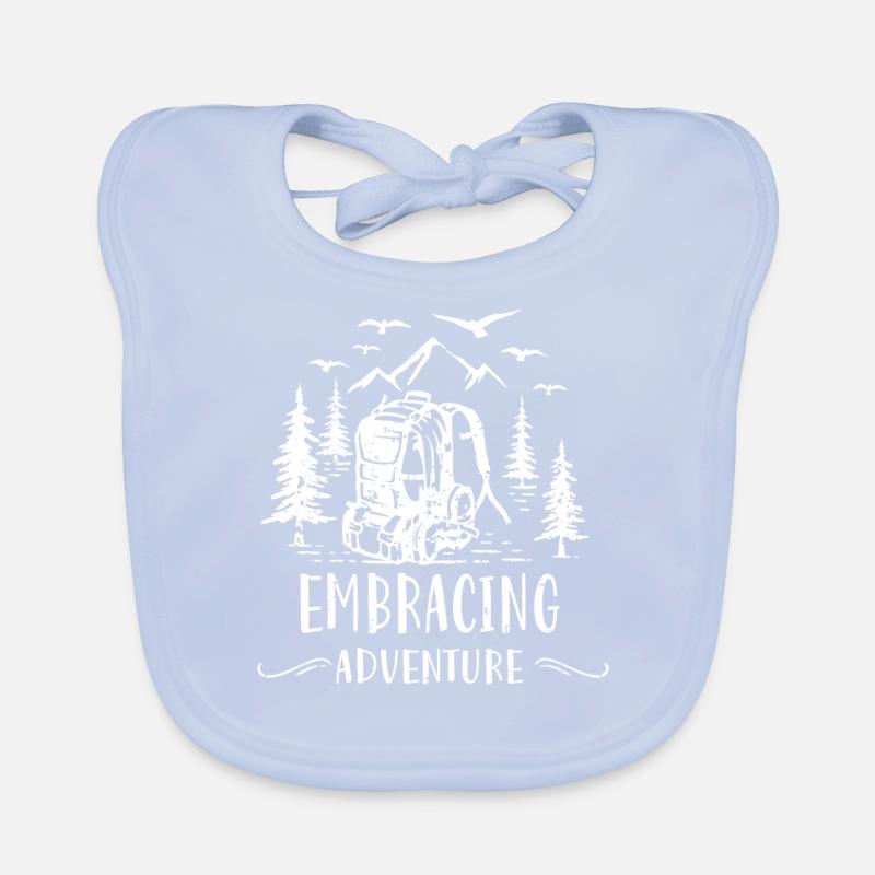 Embrasser l’aventure Bavoir bio Bébé