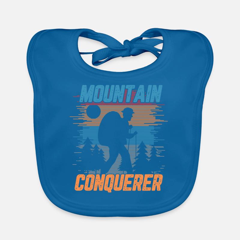 Conquérant de la montagne Bavoir bio Bébé