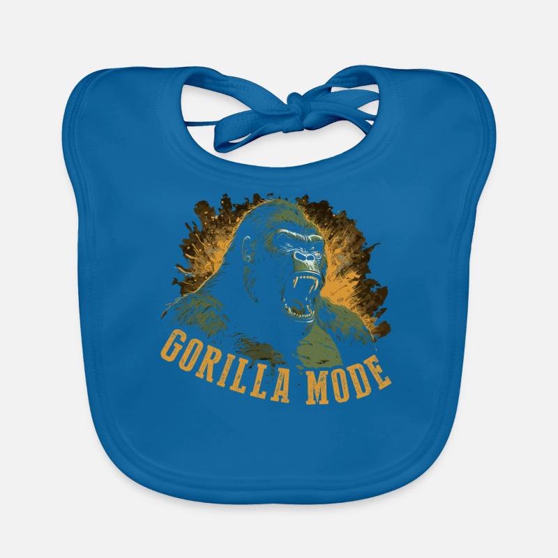 Gorilla-Modus Baby Bio-Lätzchen