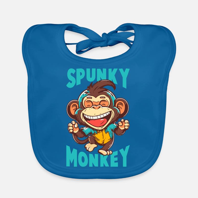 Spunky Monkey Organic Baby Bibs