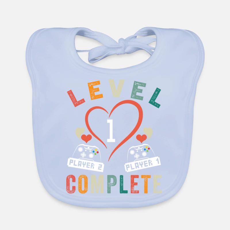Level 1 Complete 1er Anniversaire Mariage 1 Année Bavoir bio Bébé