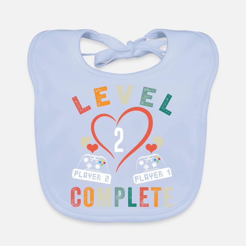 Level 2 Complete 2eme Anniversaire 2 ans Mariage Bavoir bio Bébé