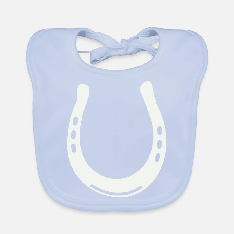 fer à cheval Bavoir bio Bébé